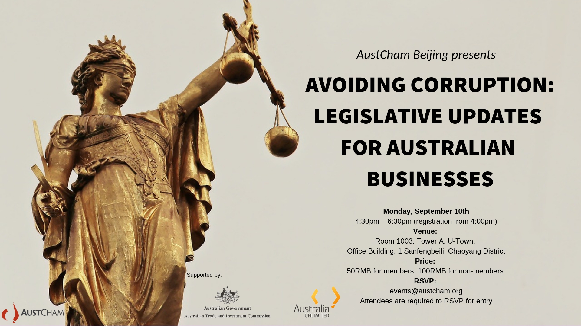 Event Avoiding Corruption Legislative Updates For Australian Businesses Austcham China