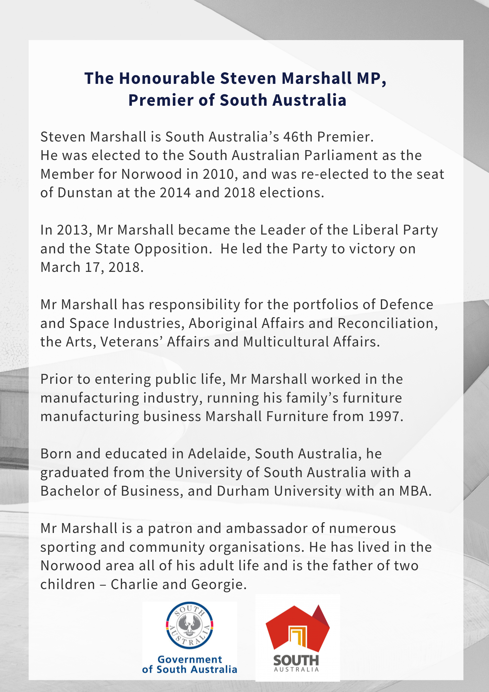 Event Recap Breakfast With The South Australian Premier Austcham China