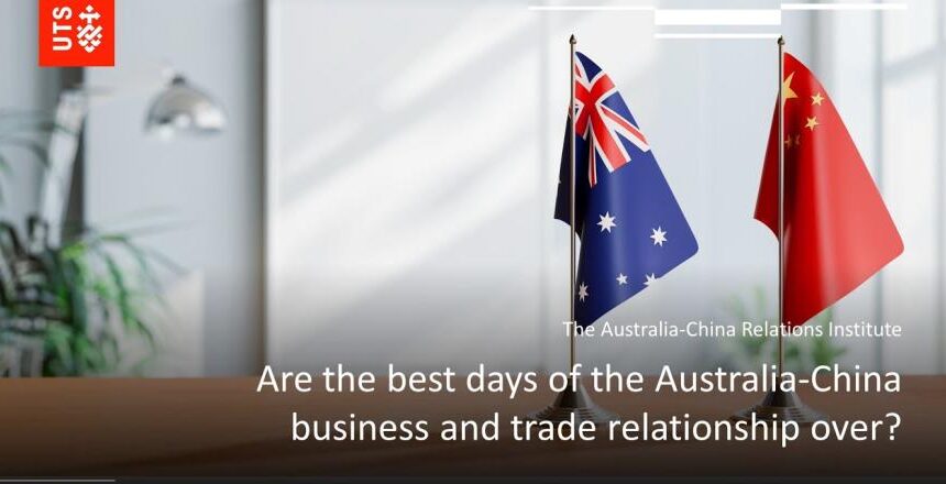 AustCham China Joins UTS:ACRI Webinar on the Future of Australia-China Trade